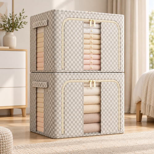 ClearView Foldable Storage Organizer