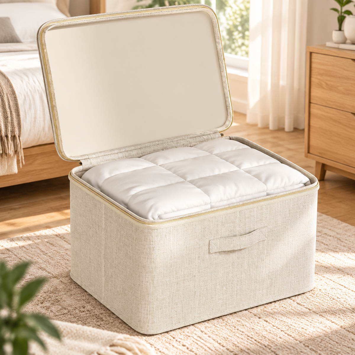 Lunara Linen Storage Chest